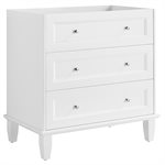 Nora White 36" Single Vanity without Top