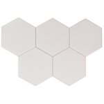 Close Out - Hexagono - Liso Blanco Matte