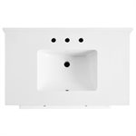 Nora White 36" Single Vanity with Pure White Quartz Top