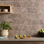 Clay House Gray 6" Triangle