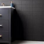 Saera Ribbed Black 4x12