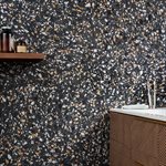 Italy Terrazzo Cava Notte 24x24 Honed