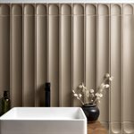 Saera Taupe Fluted Column 4x36
