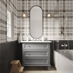 Nora Gray 36" Single Vanity with Pure Gray Quartz Top