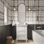 Nora White 24" Single Vanity with Carrara Marble Top