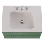 KIT - Adeline Forest 30" Single Vanity with Integrated Solid Surface Top