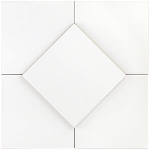 Hampton Floor White 8x8